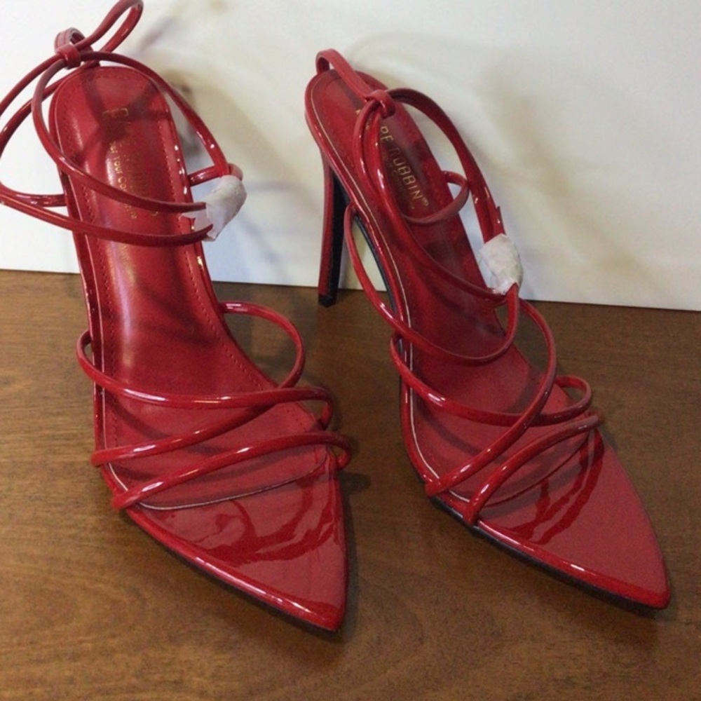 CAPE ROBIN red strap heels